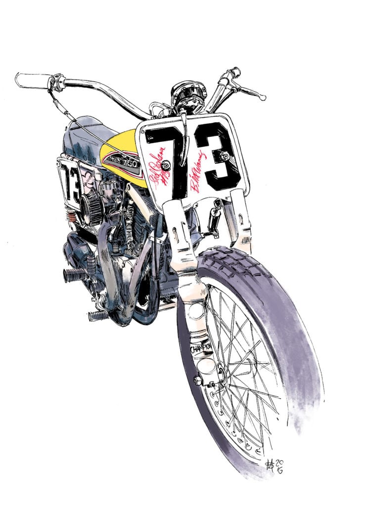 Harley-Davidson XR750 Art Front