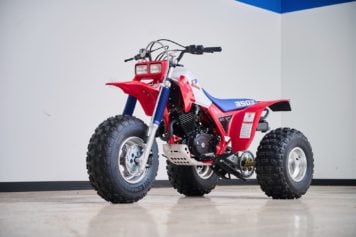 honda atc 350x backfire and stall