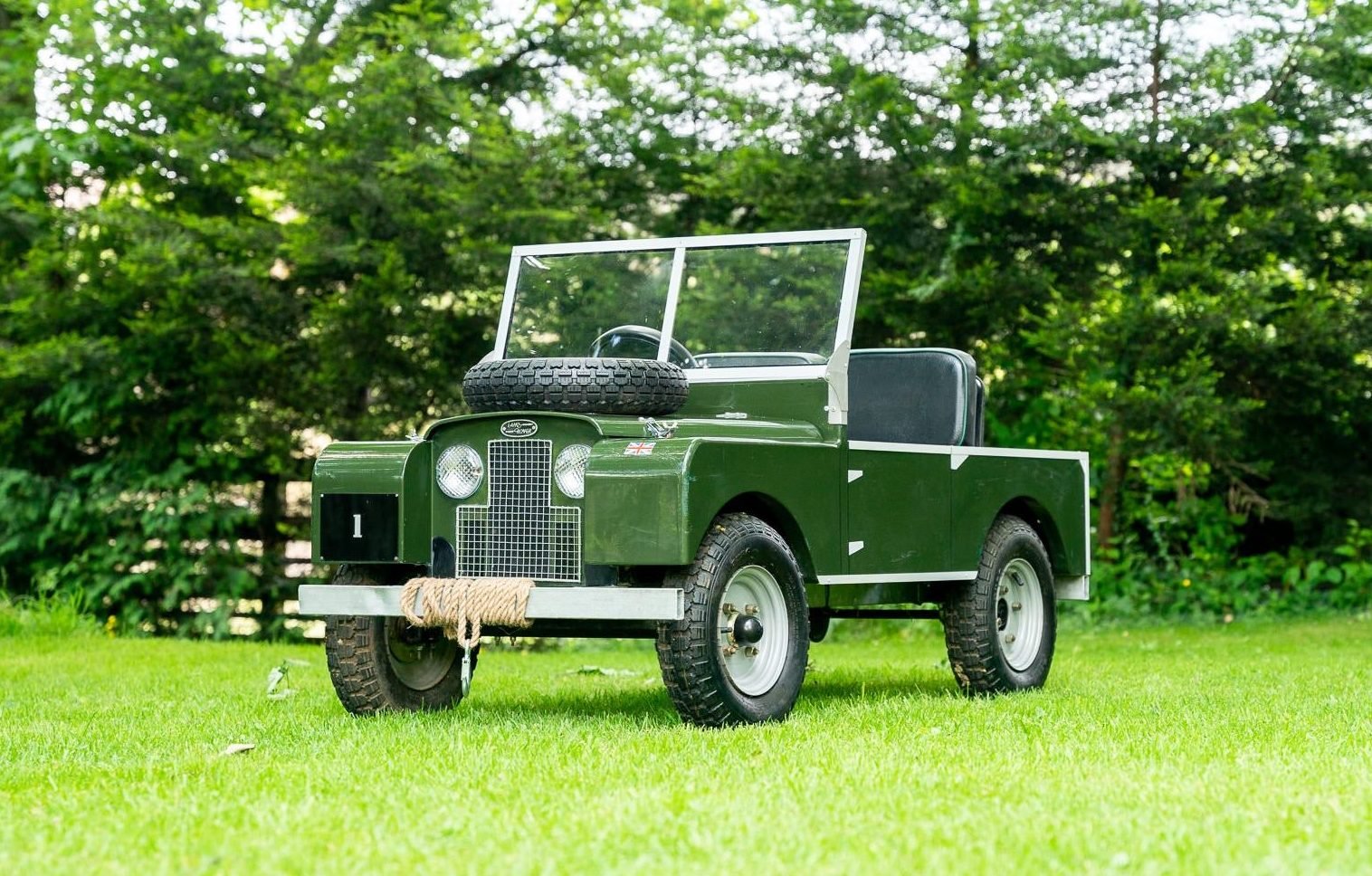 A Drivable 1/2 Scale Land Rover Series I