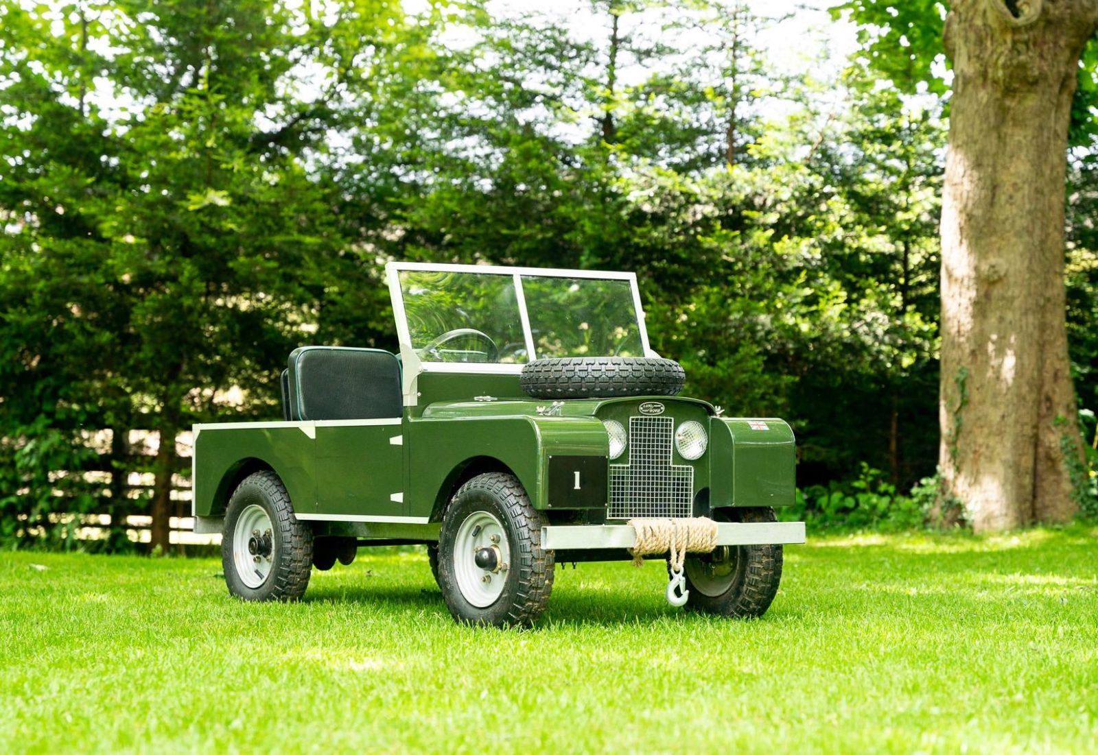 A Drivable 1/2 Scale Land Rover Series I