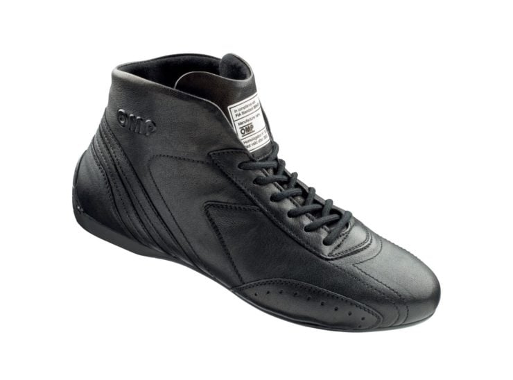 OMP Carrera Mid-Cut Racing Shoes Black