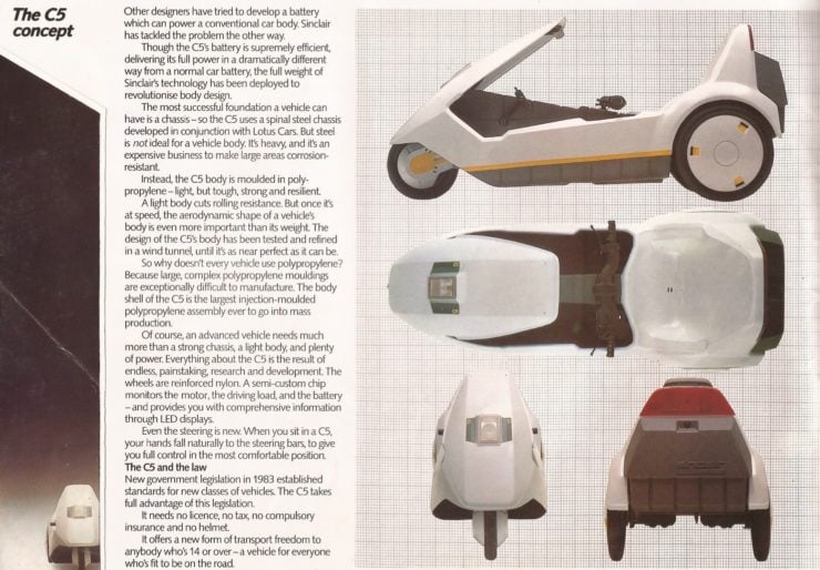 Sinclair C5 Brochure 2