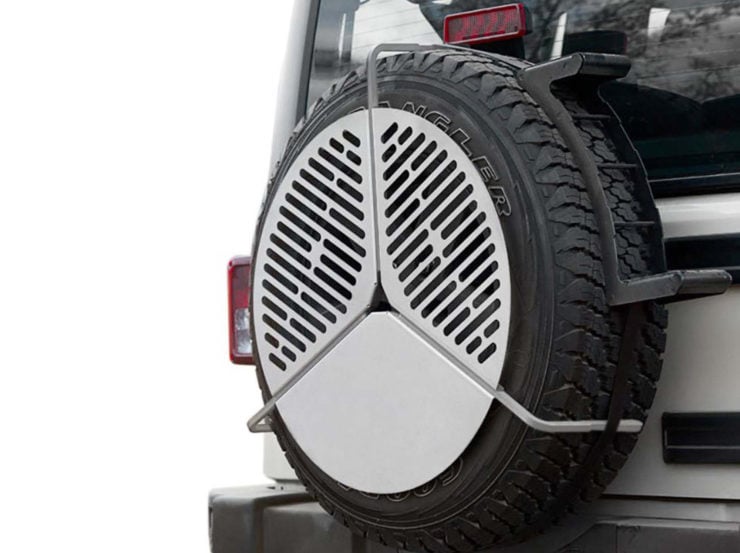 Spare Tire Mount BBQ Grate By Front Runner Outfitters 1