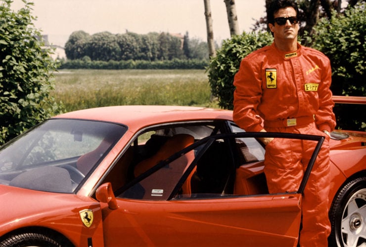 Sylvester Stallone Ferrari F40
