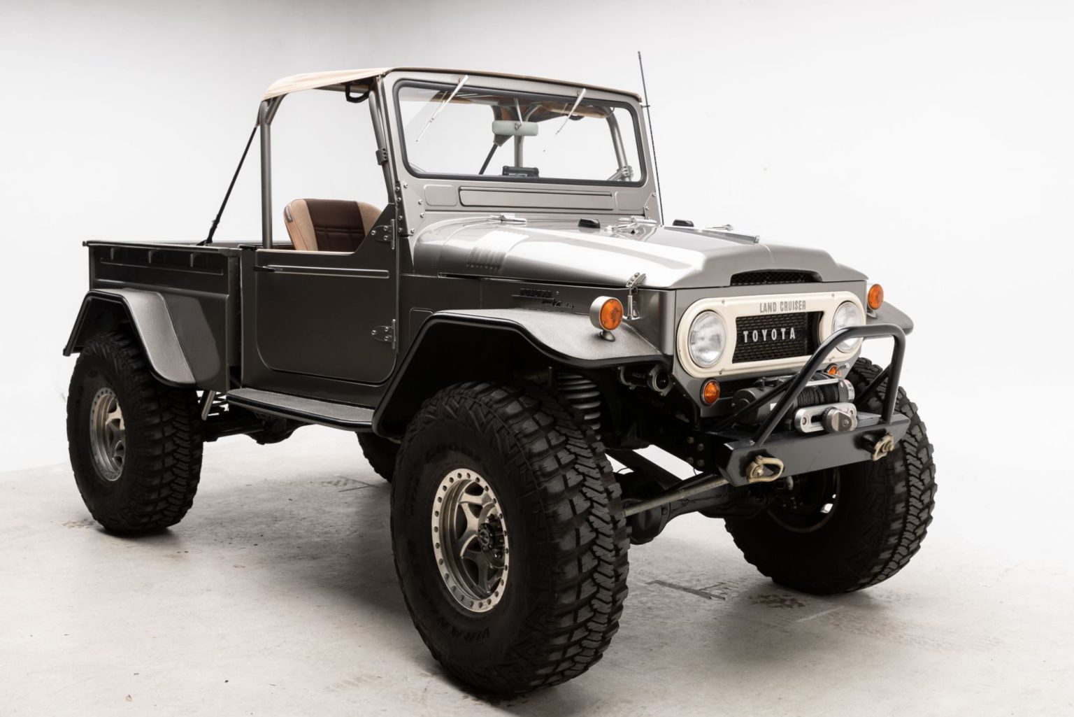 A Land Cruiser Fj45 With An 80 Series Chassis And A Tundra V8