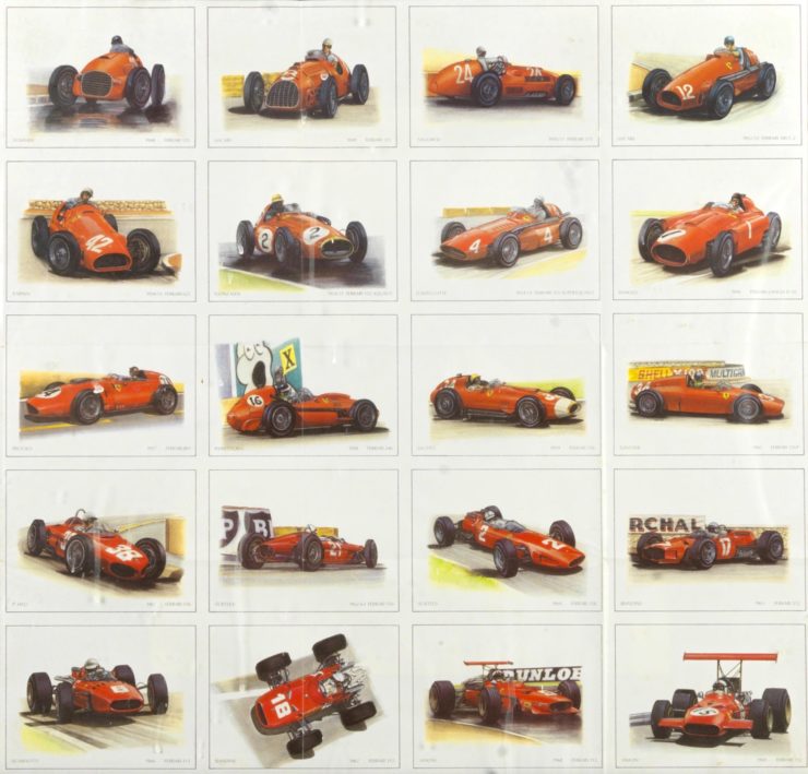 Vintage Ferrari Poster