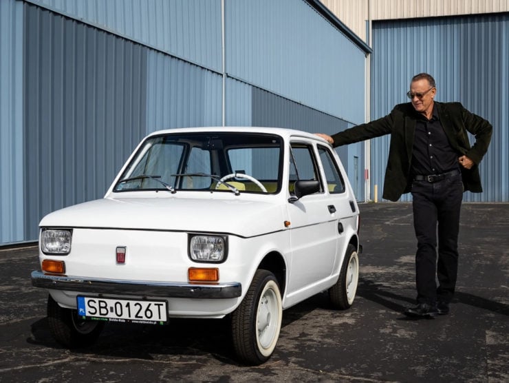 Tom Hanks Fiat 126p custom car gift from Polski Fiat