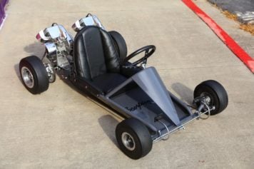 A Vintage Twin-Engined 1962 Bug Scorpion Go Kart