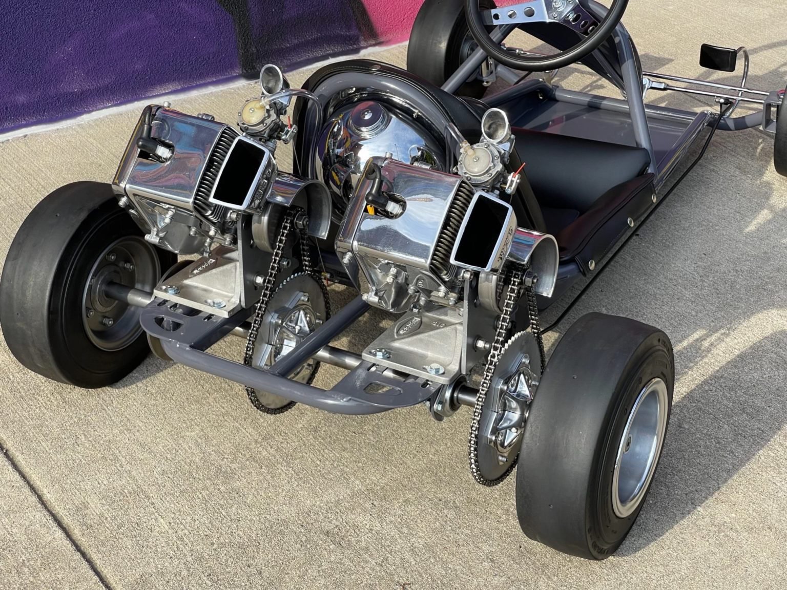 A Vintage TwinEngined 1962 Bug Scorpion Go Kart
