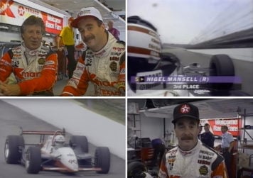 Nigel Mansell Indianapolis 500 1993 Collage