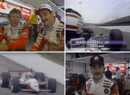 Nigel Mansell Indianapolis 500 1993 Collage