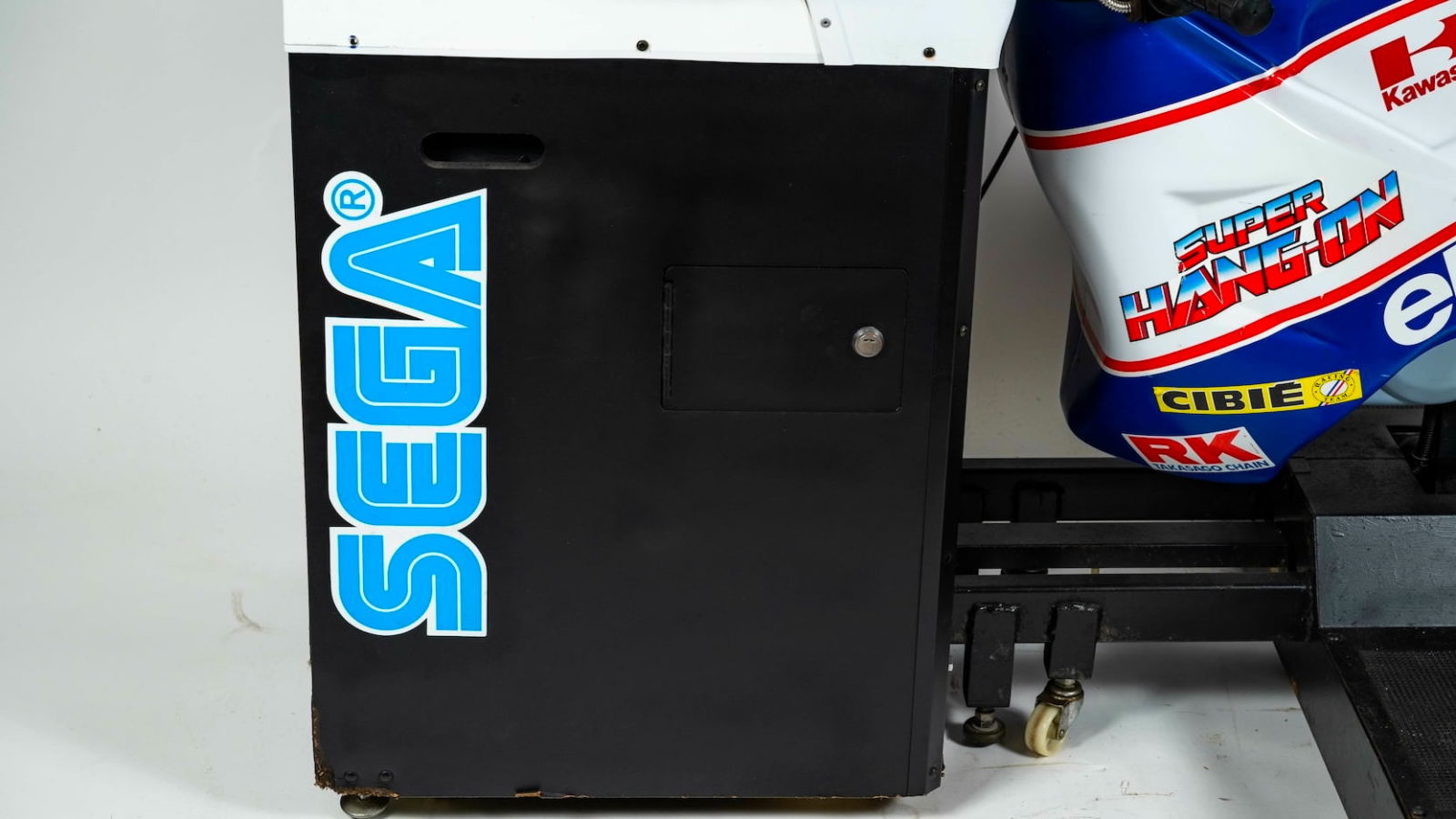 An Original 1980s Sega Super HangOn Arcade Machine