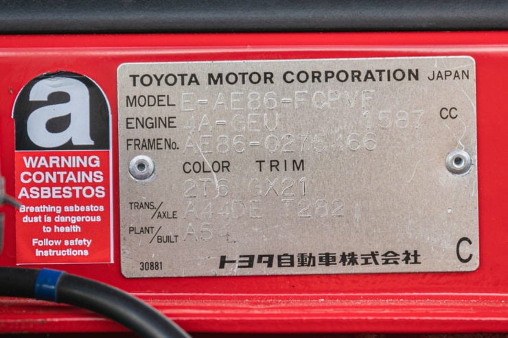 Toyota Corolla Levin AE86 19