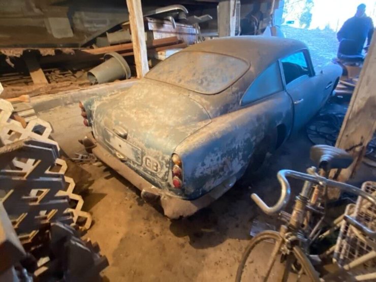 Aston Martin DB4 Barn Find Back