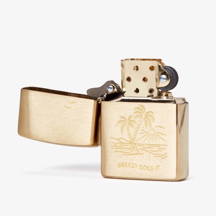 Breezy Does it Zippo Open