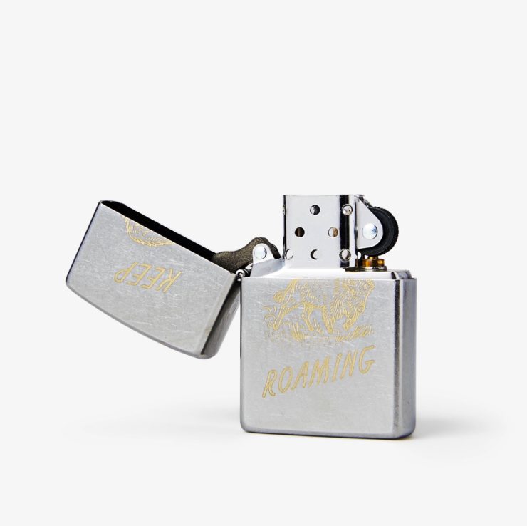 Keep Roaming Zippo Open