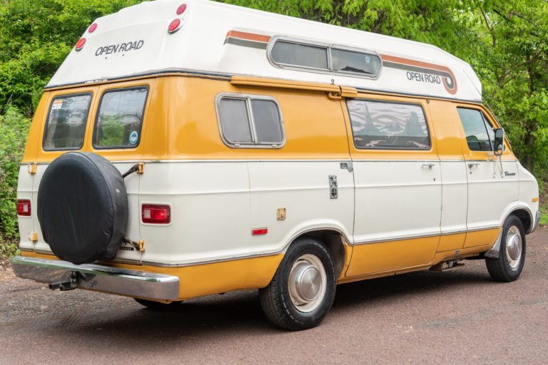 A Retro Home On Wheels: 1974 Dodge Tradesman B300 Camper Van