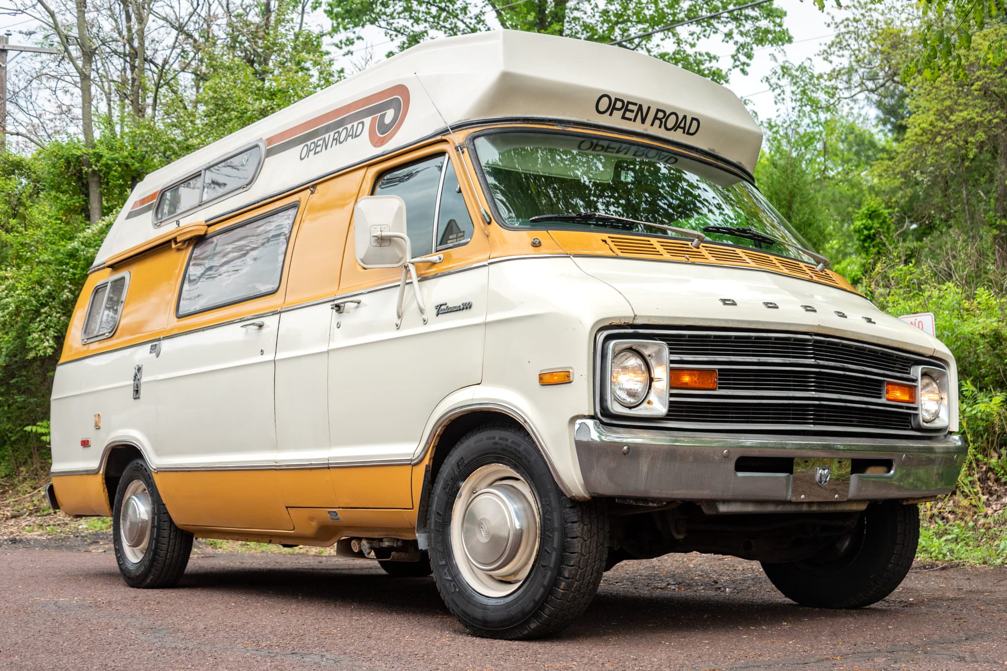 A Retro Home On Wheels: 1974 Dodge Tradesman B300 Camper Van