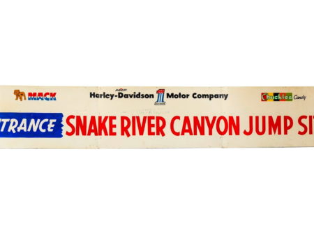 Evel Knievel Snake River Canyon Jump Sign