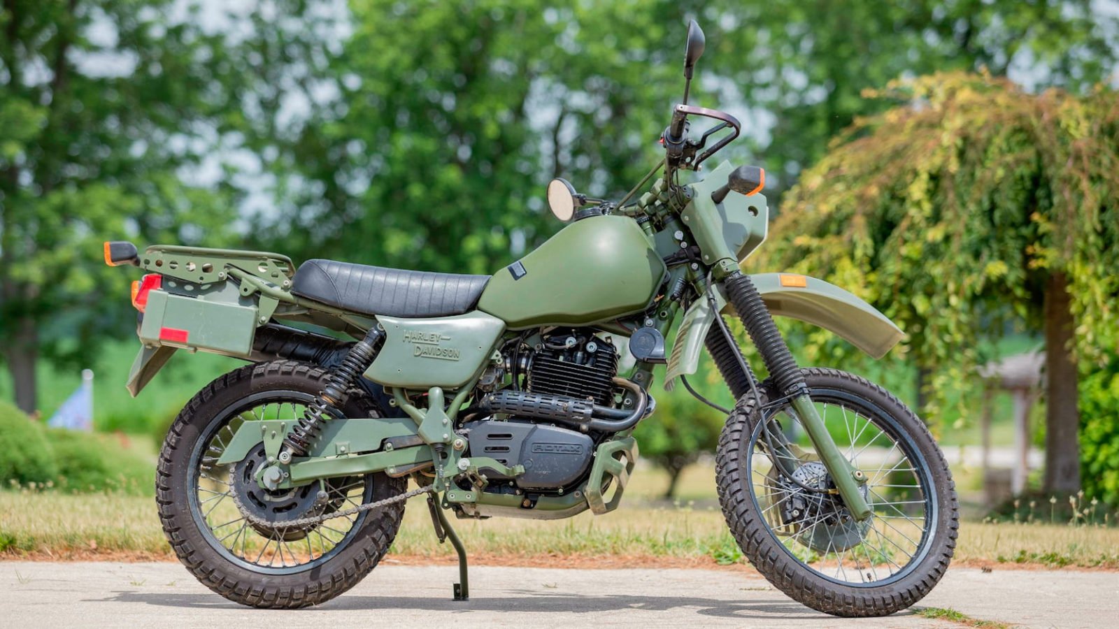 A Rare Harley-Davidson MT500 Military Motorcycle