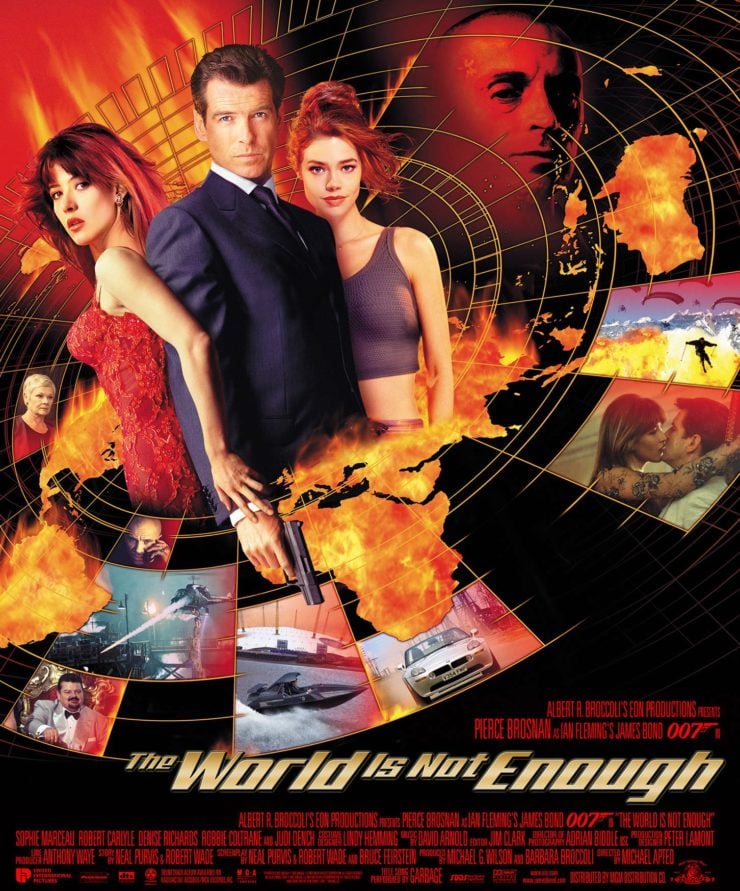 THE WORLD IS NOT ENOUGH MOVIE POSTER
