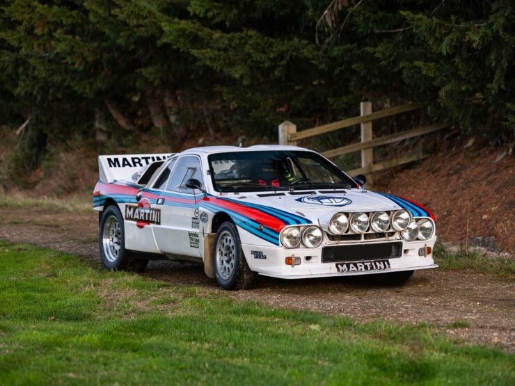 Lancia Group B mid engine rally car