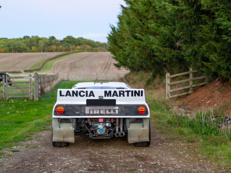 Lancia Group B mid engine rally car