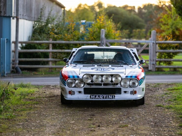 Lancia Group B mid engine rally car