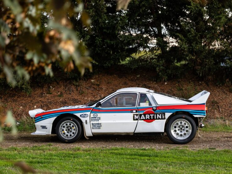 Lancia Group B mid engine rally car