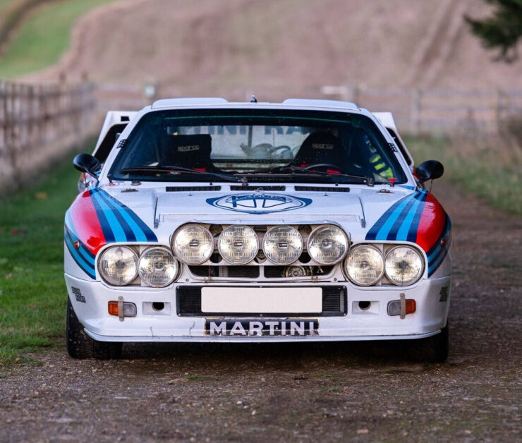 Lancia Group B mid engine rally car