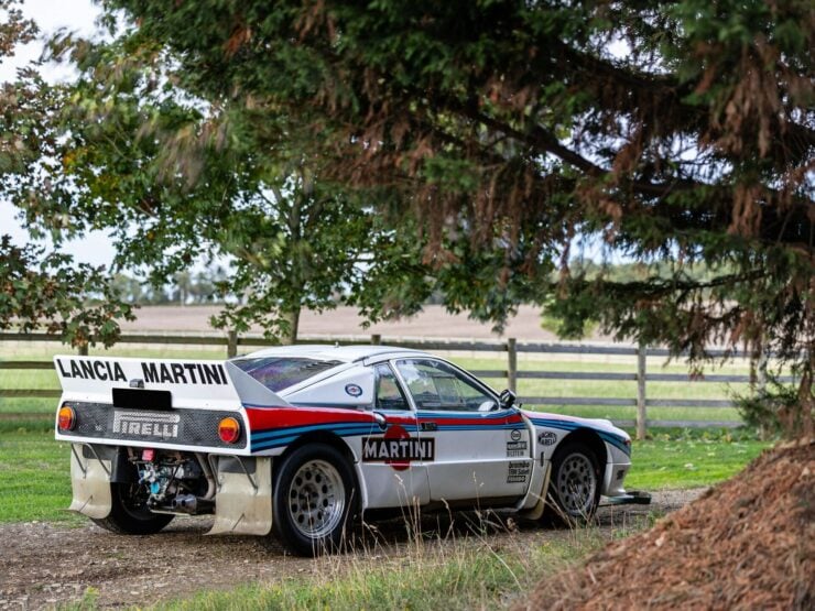 Lancia Group B mid engine rally car