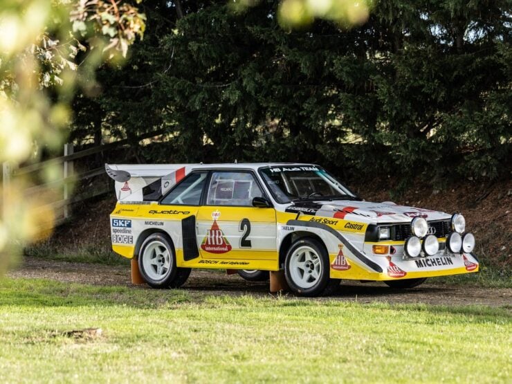 Audi Sport quattro S1 E2 rally car