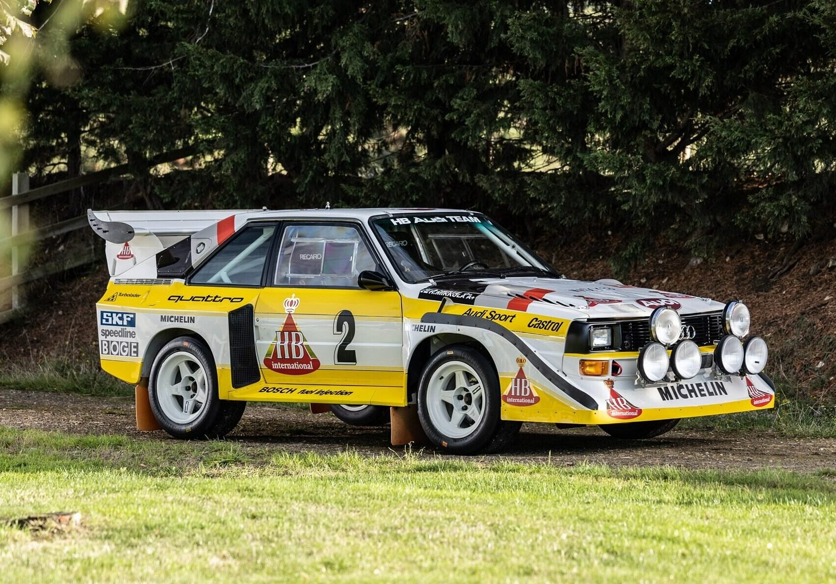 A Rare 1985 Audi Sport quattro S1 E2 Group B Works Racer