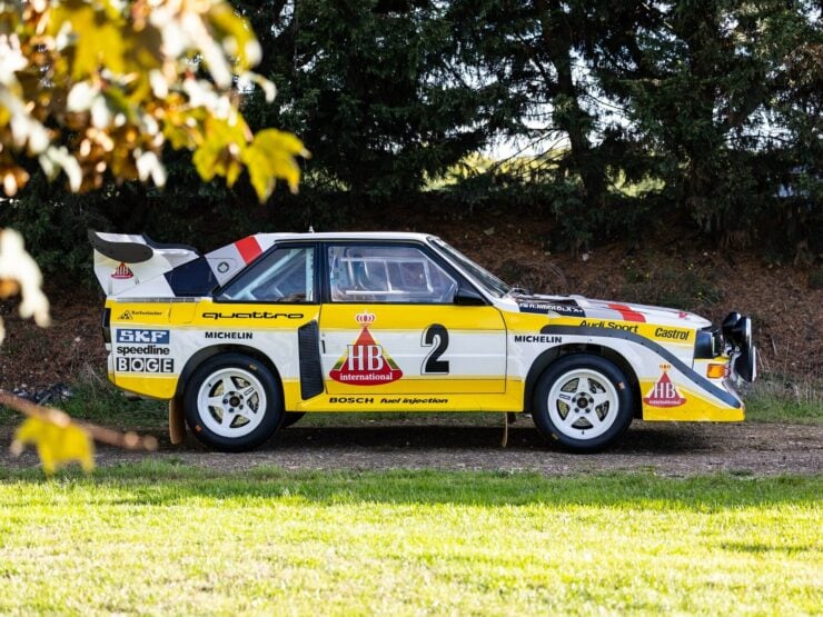 Audi Sport quattro S1 E2 rally car