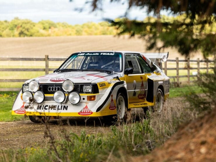 Audi Sport quattro S1 E2 rally car