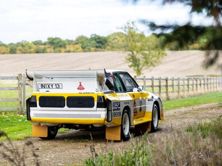 Audi Sport quattro S1-E2 rally car