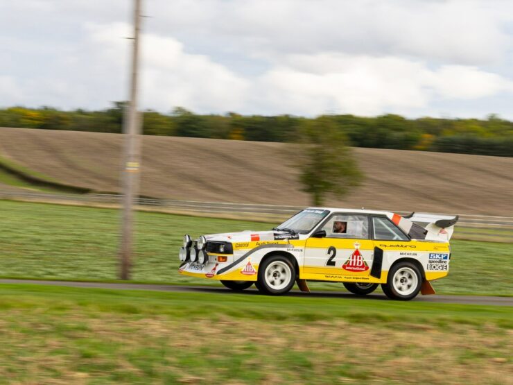 Audi Sport quattro S1 E2 rally car