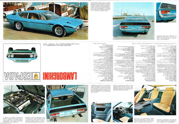 Lamborghini Espada Brochure 1