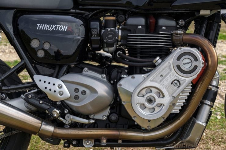 Supercharged Triumph Thruxton R 9