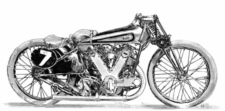 AJS Record 1930 Motorcycle