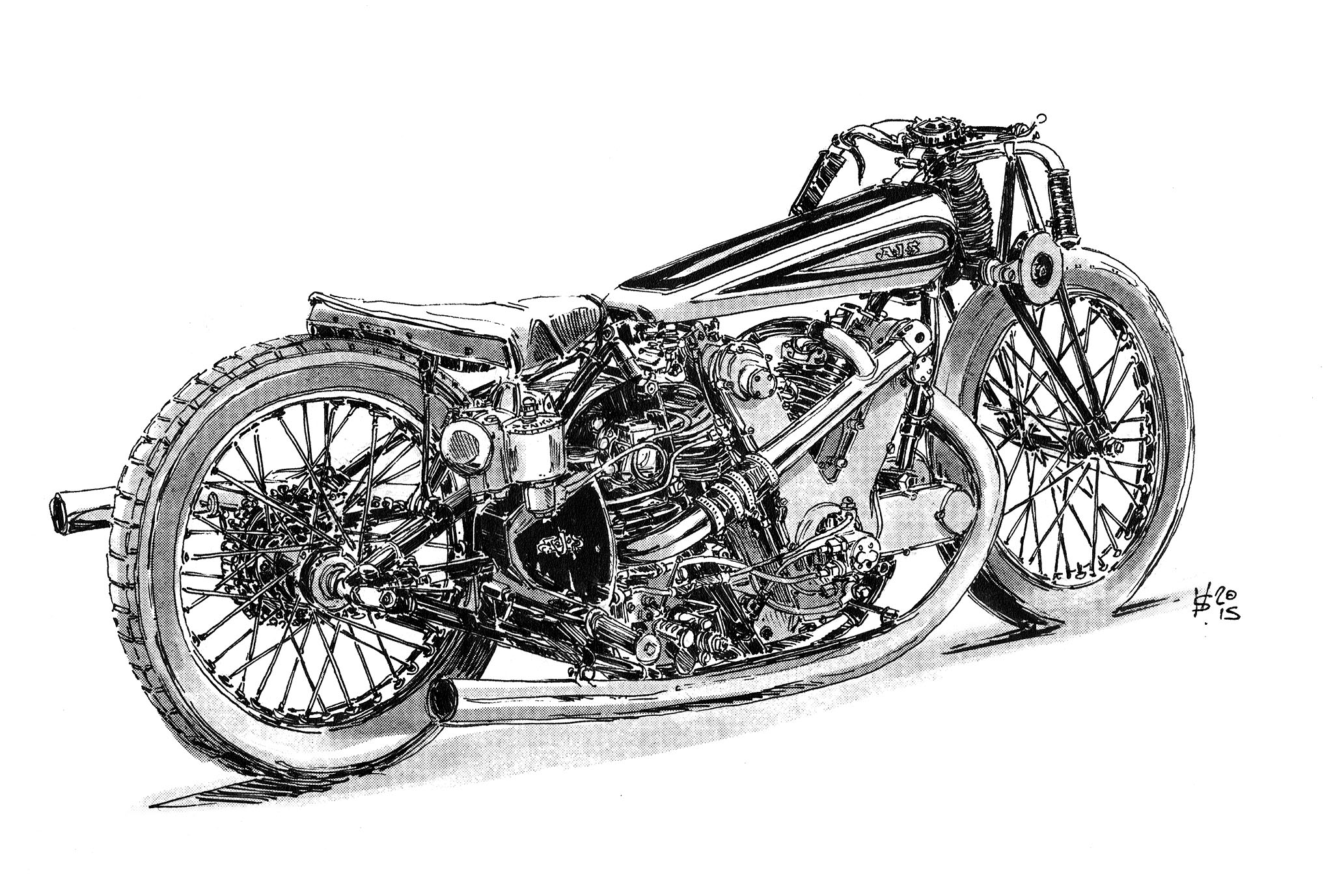 AJS Record Motorcycle