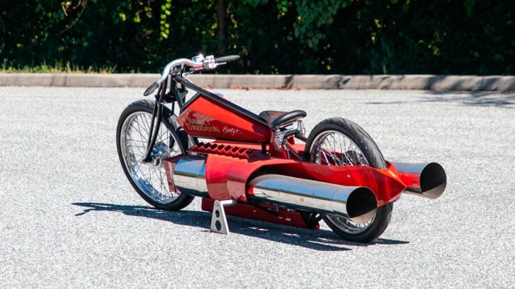 A Twin Pulsejet Super Jet Motorcycle Built By Bob Maddox