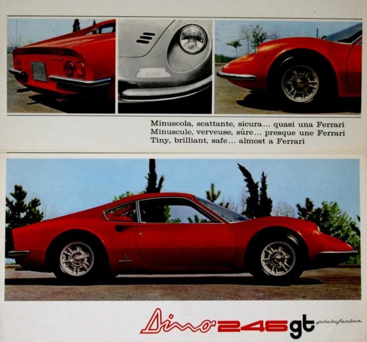 Ferrari Dino 206 GT Vintage Brochure