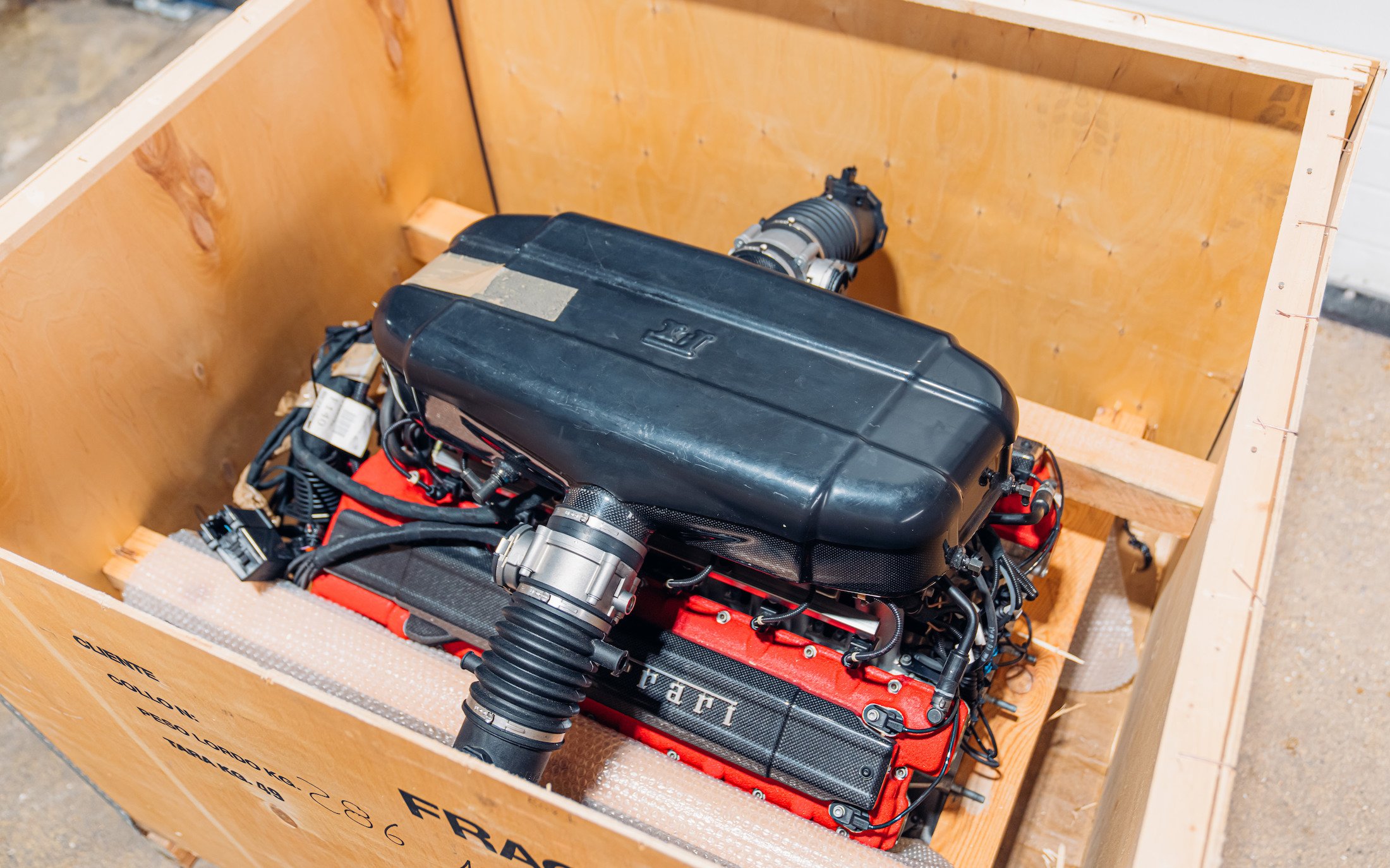 Ferrari Enzo V12 Engine In Crate