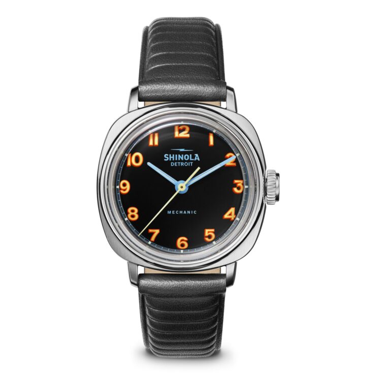 Shinola Mechanic 3H Watch Black