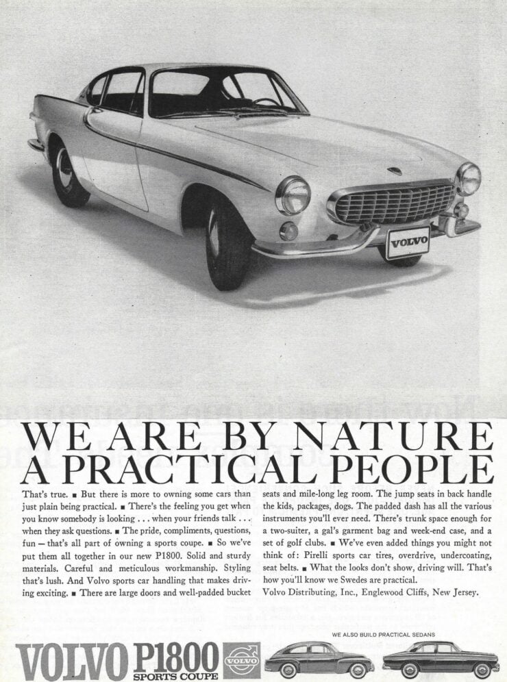 Volvo P1800 Car Advertisement
