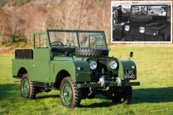 King George VI Land Rover Series 1