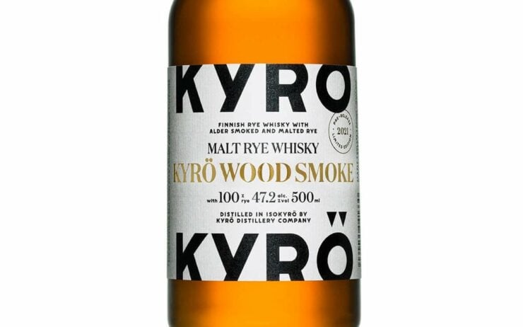 Kyrö Wood Smoke Whisky Label