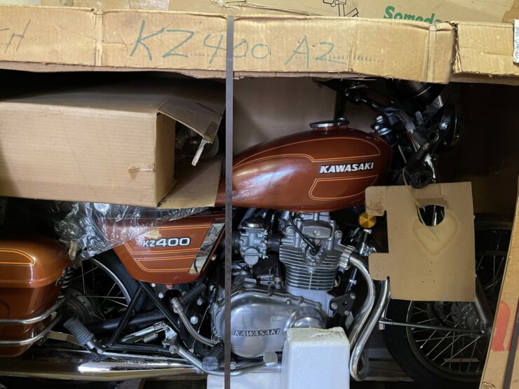 Kawasaki KZ400 Ad In Crate 1