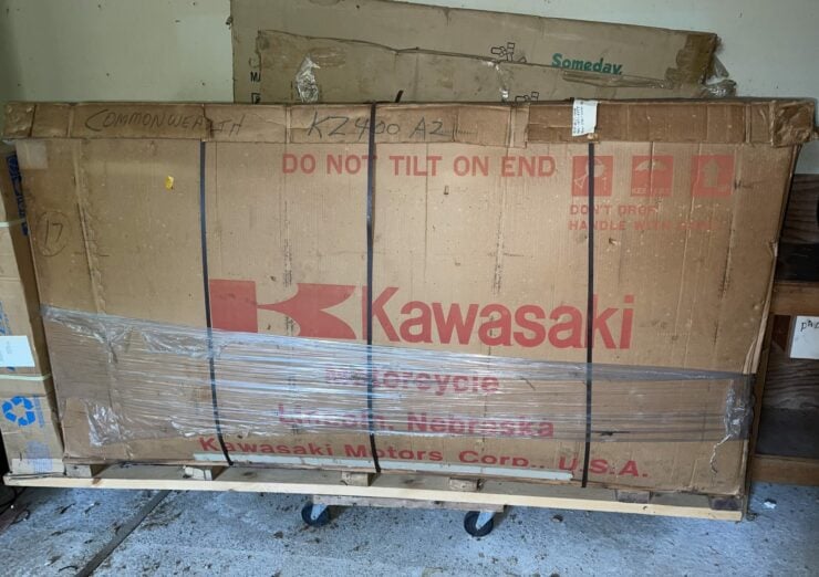 Kawasaki KZ400 Ad In Crate 14